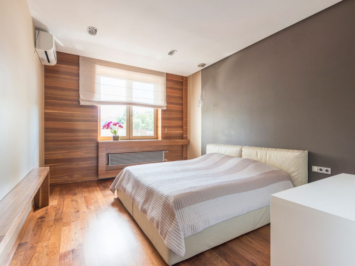 Sol de chambre posé
