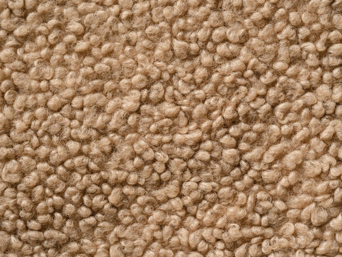Moquette posée, vue zénithale