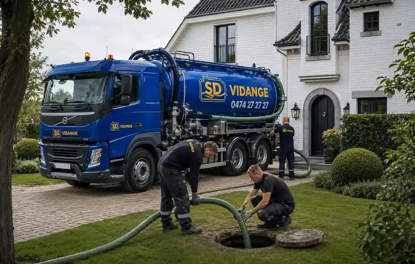 Remontée d'eaux usées à La Louvière : fosse pleine ou canalisation bouchée ?